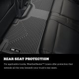 Husky Liners 2024 Toyota Tacoma CC/DC (Manual Trns) Weatherbeater Front & 2nd Seat Floor Liner - Blk thumbnail 4