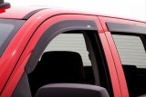Husky Liners 07-13 Chevrolet Silverado 1500/2500/3500HD CC Ventvisor Low Profile 4pc - Matte Black thumbnail 3