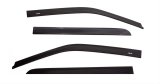 Husky Liners 14-18 Chevrolet Silverado 1500 DC Ventvisor Low Profile 4pc - Matte Black thumbnail 1