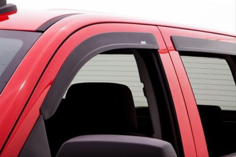 Husky Liners 09-18 Dodge RAM 1500 EC/QC In-Channel Mount Ventvisor Low Profile 4pc - Matte Black thumbnail 4