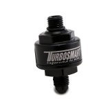 Turbosmart Billet Turbo Oil Feed Filter w/ 44 Micron Pleated Disc AN-4 Male to AN-4 ORB- Black thumbnail 1