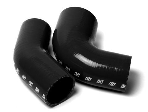 Turbosmart 45 Reducer Elbow 2.25in - 2.50in - Black thumbnail 2