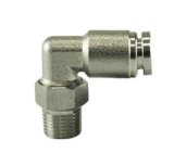 Turbosmart 1/8 NPT to 90 Degree 1/4 Pushloc Stainless Steel thumbnail 3