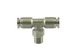 Turbosmart 1/8 NPT to TEE 1/4 Pushloc Stainless Steel thumbnail 1