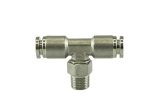 Turbosmart 1/8 NPT to TEE 1/4 Pushloc Stainless Steel thumbnail 2