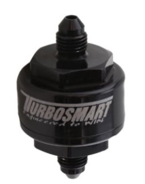 Turbosmart Billet Turbo Oil Feed Filter w/44 Micron Pleated Disc -4AN Male Inlet - Black thumbnail 2