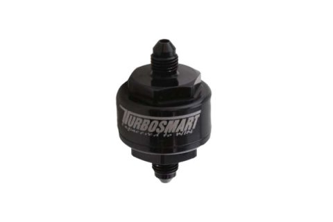 Turbosmart Billet Turbo Oil Feed Filter w/44 Micron Pleated Disc -4AN Male Inlet - Black thumbnail 3