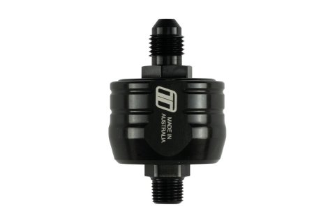 Turbosmart Turbo Oil Filter 44um -4AN Inlet 1/8in NPT Outlet thumbnail 2