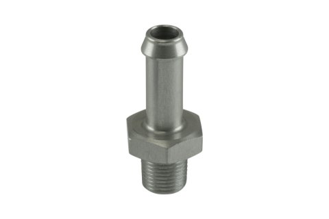 Turbosmart 8mm / 5/16in Hose End to 1/8 NPT Male Straight - Clear