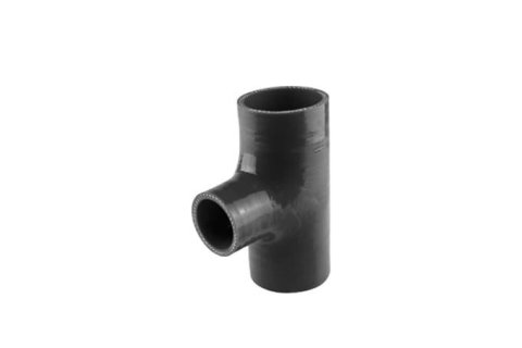 Turbosmart 2.25in ID 1.5in Spout Hose Tee - Black thumbnail 1