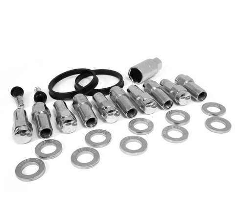 Race Star 14mm x 1.5 Open End 1.38in Shank w/ .875in Head 15+ Mustang Deluxe Lug Kit - 10 PK