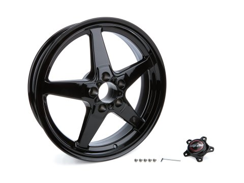 Race Star 92 Drag Star Bracket Racer 18x5 5x4.50BC 2.00BS Gloss Black Wheel thumbnail 2