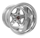 Race Star 92 Drag Star 15x14.00 5x4.75bc 4.00bs Direct Drill Polished Wheel thumbnail 1