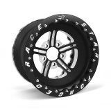Race Star 63 Pro Forged 15x10 DBL Sportsman 5x4.75 BC / 4.00in. BS Wheel - Black Anodized/Machined thumbnail 1