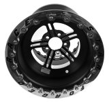 Race Star 63 Pro Forged 15x14 DBL Sportsman 5x4.50 BC / 6.00 BS Wheel - Black Anodized/Machined thumbnail 2