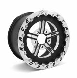 Race Star 63 Pro Forged 15x15 SBL Sportsman 5x4.75 BC / 5.00 BS Wheel - Black Anodized/Machined thumbnail 1