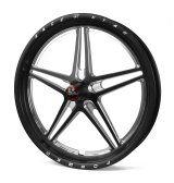 Race Star 63 Pro Forged 15x3.50 Lug Mount 5x4.75 BC / 2.25in. BS Wheel - Black Anodized/Machined thumbnail 2