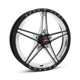 Race Star 63 Pro Forged 17x3.5 Lug Mount 5x4.50 BC / 2.00 BS Wheel - Black Anodized/Machined thumbnail 2