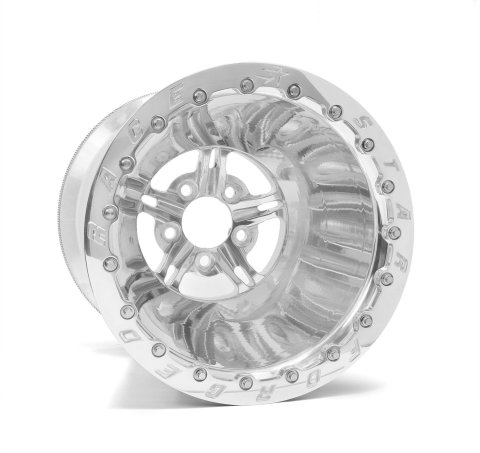 Race Star 63 Pro Forged 16x16 DBL Pro Stock 5x4.75 BC / 4.00in. BS Wheel - Polished thumbnail 4