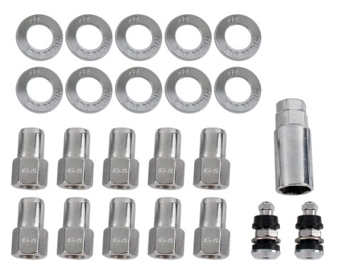 Race Star Pro Forged Open End Deluxe Lug Kit 7/16in. Closed .50in. Shank 13/16in. Head - Set of 10