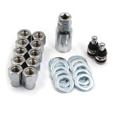 Race Star Pro Forged Open End Deluxe Lug Kit 7/16in. Closed .50in. Shank 13/16in. Head - Set of 10 thumbnail 2