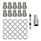 Race Star Pro Forged Lug Kit 1/2in. Open .50in. Shank 13/16in. Head (1.063in.OD Washer) - Set of 10 thumbnail 1