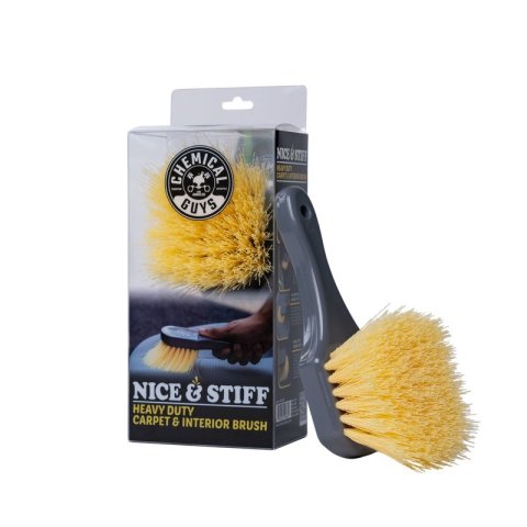 Chemical Guys Stiffy Brush For Carpets & Durable Surfaces - Yellow thumbnail 6