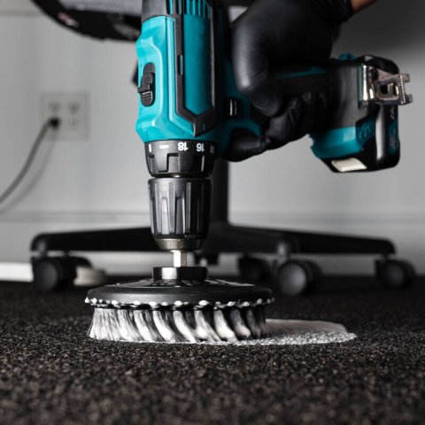 Chemical Guys Carpet Brush w/Drill Attachment - Light Duty thumbnail 3