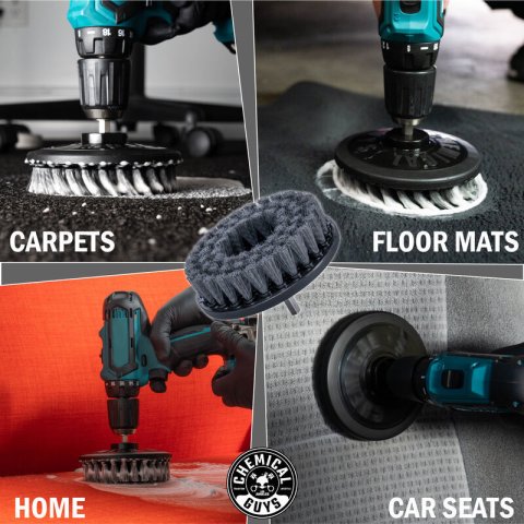Chemical Guys Carpet Brush w/Drill Attachment - Light Duty thumbnail 8