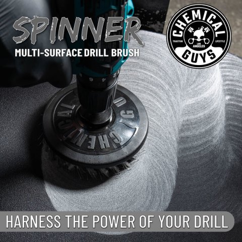 Chemical Guys Carpet Brush w/Drill Attachment - Light Duty thumbnail 9