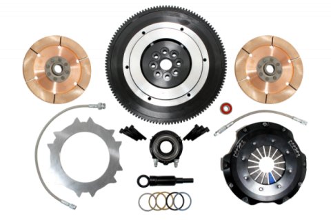 Clutch Masters 07-09 Subaru Legacy GT Spec B Push Style Race Twin-Disc 7.25in Clutch Kit