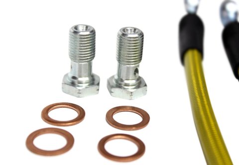 ISR Performance Stainless Steel Rear Brake Lines - Nissan 240sx (S13/S14) thumbnail 2