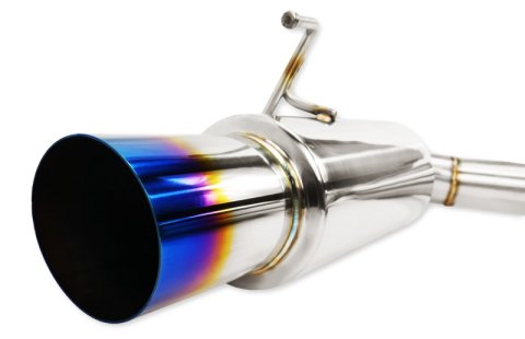 ISR Performance GT Single Exhaust With Burnt Tip - Nissan 370Z thumbnail 1
