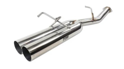 ISR Performance EP (Straight Pipes) Dual Tip Exhaust 4in - 89-94 (S13) Nissan 240sx thumbnail 4