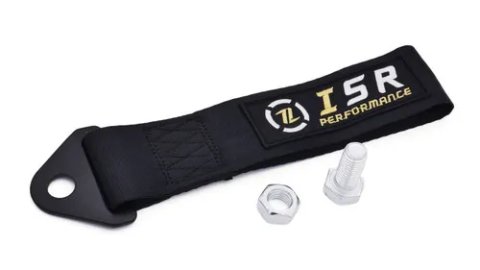 ISR Performance Universal Racing Tow Strap - Black thumbnail 4