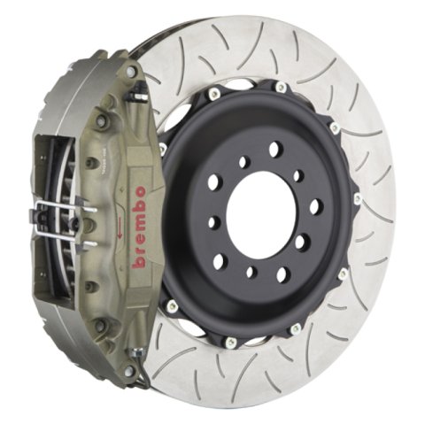 Brembo 99-04 996 (Excl. PCCB) PISTA Fr Race BBK 4Pist Cast 2pc 355x32x53a 2pc Rotor T3-Clear HA