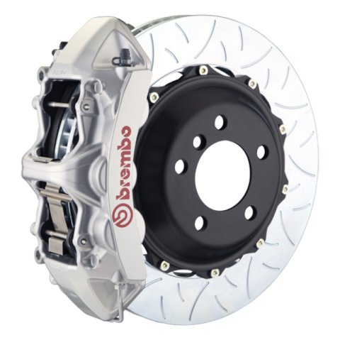 Brembo17-20 86 (ZN6) Fr GT BBK 6 PistSlotted Type-3 355x32 2pc Rtr Drill-Silver