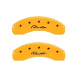 MGP 4 Caliper Covers Engraved Front & Rear 97-02 Chrysler Prowler Yellow Finish Black Prowler Logo thumbnail 2