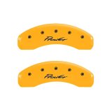 MGP 4 Caliper Covers Engraved Front & Rear 97-02 Chrysler Prowler Yellow Finish Black Prowler Logo thumbnail 6