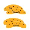 MGP 4 Caliper Covers Engraved Front & Rear 97-02 Chrysler Prowler Yellow Finish Black Prowler Logo thumbnail 9
