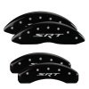 MGP 4 Caliper Covers Engraved Front & Rear 11-18 Jeep Grand Cherokee Black Finish Silver SRT Logo thumbnail 5