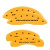 MGP 4 Caliper Covers Engraved Front & Rear 11-18 Dodge Durango Yellow Finish Black Durango Logo thumbnail 5