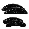 MGP 4 Caliper Covers Engraved Front & Rear 11-18 Dodge Durango Black Finish Silver R/T Vintage Logo thumbnail 4