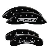 MGP 4 Caliper Covers Engraved F&R F150 / F150 2009 Black Powder Coat Finish Silver Characters thumbnail 2