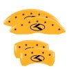 MGP 4 Caliper Covers Engraved Front & Rear 18 Kia Stinger Base Yellow w/ Circle K (KIA) thumbnail 5
