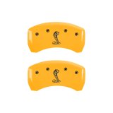 MGP 4 Caliper Covers Engraved Front & Rear Oval Logo/Ford Yellow Finish Black Char 2008 Ford F-150 thumbnail 6