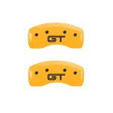 MGP 4 Caliper Covers Engraved Front Mustang Rear S197/GT Yellow Finish Black Char 2003 Ford Mustang thumbnail 9
