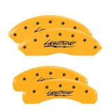 MGP 4 Caliper Covers Engraved F & R Oval Logo/Ford Yellow Finish Black Char 2005 Ford Expedition thumbnail 6