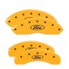 MGP 4 Caliper Covers Engraved Front & Rear Oval Logo/Ford Yellow Finish Black Char 2001 Ford F-150 thumbnail 7