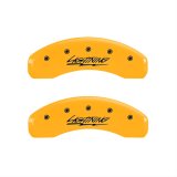 MGP 4 Caliper Covers Engraved Front & Rear Lightning Yellow Finish Black Char 2000 Ford F-150 thumbnail 2